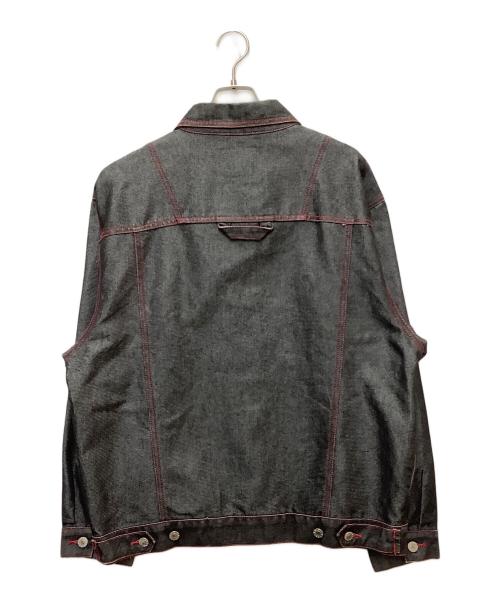 WEBS JEANS（ウェブズ ジーンズ）WEBS JEANS (ウェブズ ジーンズ) デニムジャケット ブラック サイズ:SIZE Lの古着・服飾アイテム