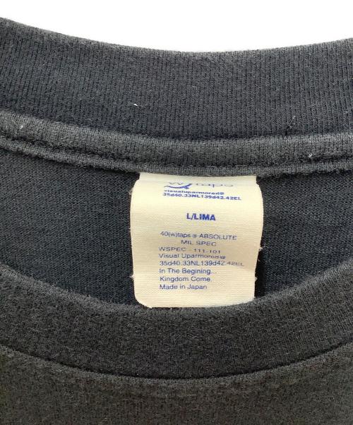 WTAPS（ダブルタップス）WTAPS (ダブルタップス) 半袖カットソー ブラック サイズ:SIZE Lの古着・服飾アイテム