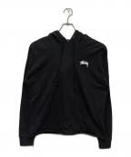 stussyステューシー）の古着「パーカー」｜ブラック