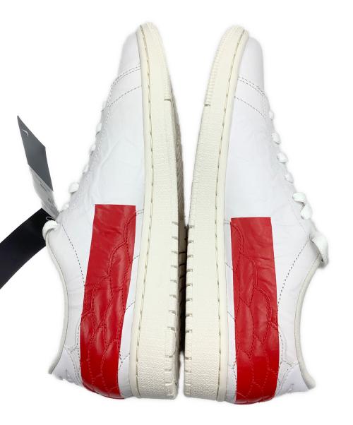NIKE（ナイキ）NIKE (ナイキ) AIR JORDAN 1 CENTRE COURT（ナイキ エアジョーダン1 ロー センターコート） ホワイト×レッド サイズ:SIZE 27.5cm 未使用品の古着・服飾アイテム