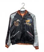 東洋テーラートウヨウテーラー）の古着「リバーシブルスカジャン」｜ブラック×ブラウン