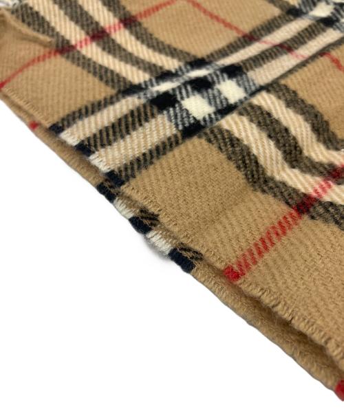Burberry's（バーバリーズ）Burberry's (バーバリーズ) ノバチェックウールマフラー ブラウンの古着・服飾アイテム