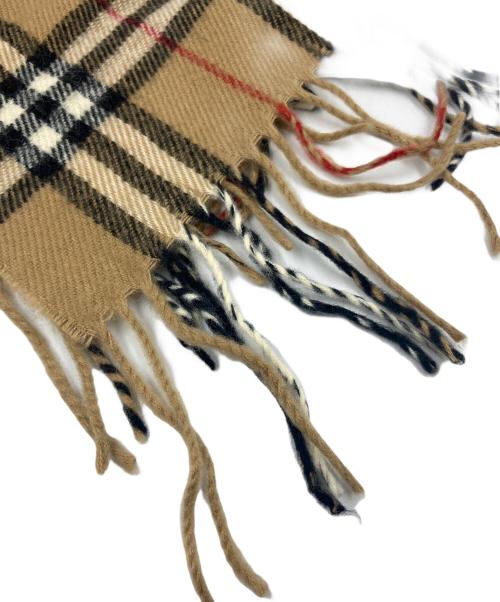 Burberry's（バーバリーズ）Burberry's (バーバリーズ) ノバチェックウールマフラー ブラウンの古着・服飾アイテム