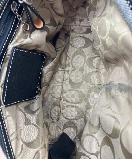COACH（コーチ）COACH (コーチ) ミニハンドバッグ ブラックの古着・服飾アイテム