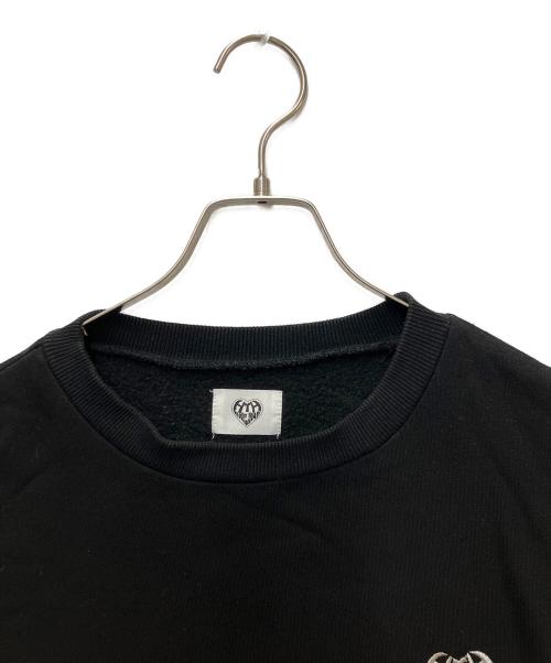 hotter than hell（ホッターザンヘル）hotter than hell (ホッターザンヘル) スウェット ブラック サイズ:Fの古着・服飾アイテム