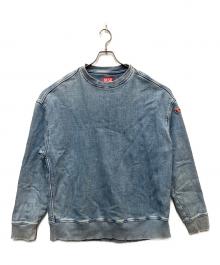 DIESEL（ディーゼル）の古着「デニムスウェット」｜インディゴ