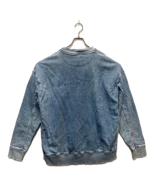 DIESEL（ディーゼル）DIESEL (ディーゼル) デニムスウェット インディゴ サイズ:SIZE Lの古着・服飾アイテム