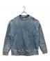 DIESEL（ディーゼル）の古着「デニムスウェット」｜インディゴ