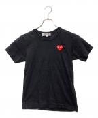 PLAY COMME des GARCONSプレイコムデギャルソン）の古着「半袖カットソー」｜ブラック