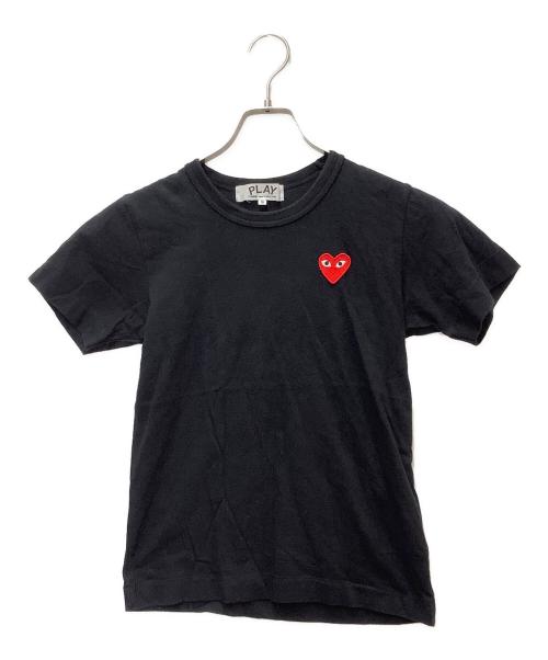 PLAY COMME des GARCONS（プレイコムデギャルソン）PLAY COMME des GARCONS (プレイコムデギャルソン) 半袖カットソー ブラック サイズ:SIZE Sの古着・服飾アイテム