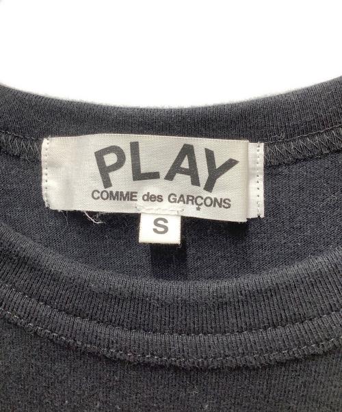 PLAY COMME des GARCONS（プレイコムデギャルソン）PLAY COMME des GARCONS (プレイコムデギャルソン) 半袖カットソー ブラック サイズ:SIZE Sの古着・服飾アイテム