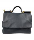 DOLCE & GABBANAドルチェ＆ガッバーナ）の古着「2WAYバッグ シシリー」｜ネイビー