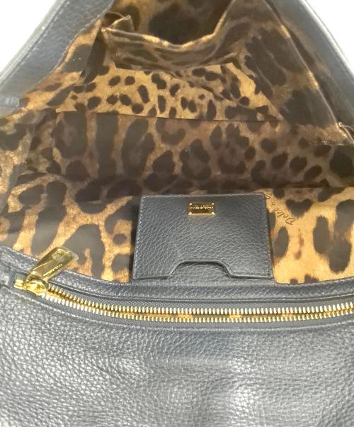DOLCE & GABBANA（ドルチェ＆ガッバーナ）DOLCE & GABBANA (ドルチェ＆ガッバーナ) 2WAYバッグ シシリー ネイビーの古着・服飾アイテム