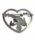 Georg Jensen (ジョージジェンセン) Leaping Dolphin Heart Brooch：30000円