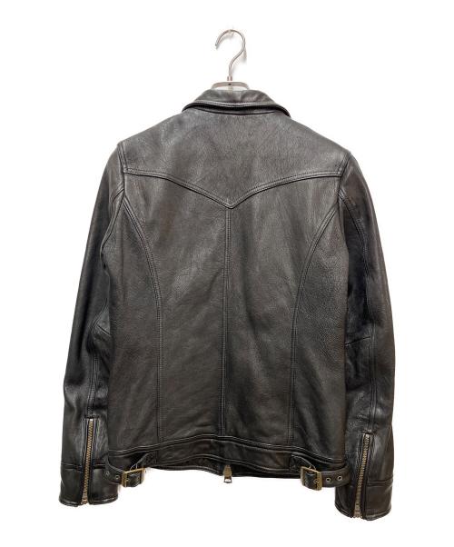 JACKROSE（ジャックローズ）JACKROSE (ジャックローズ) レザージャケット ブラック サイズ:3の古着・服飾アイテム