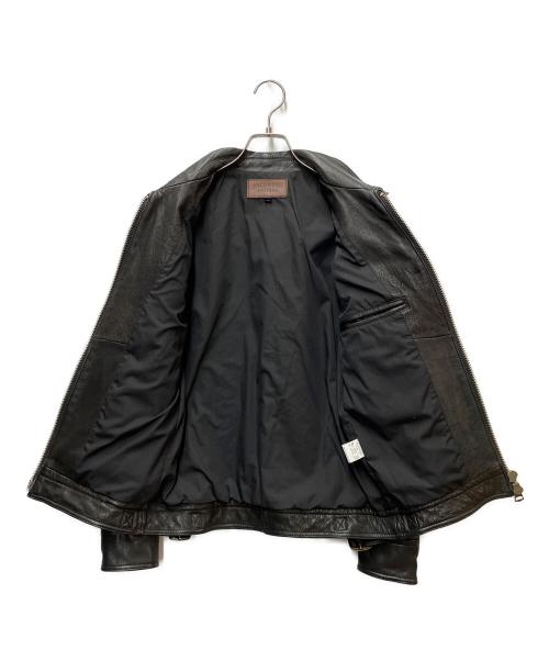 JACKROSE（ジャックローズ）JACKROSE (ジャックローズ) レザージャケット ブラック サイズ:3の古着・服飾アイテム