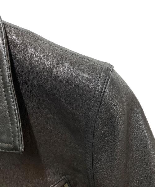JACKROSE（ジャックローズ）JACKROSE (ジャックローズ) レザージャケット ブラック サイズ:3の古着・服飾アイテム