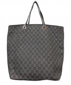 GUCCIグッチ）の古着「GGキャンバストートバッグ」｜ブラック