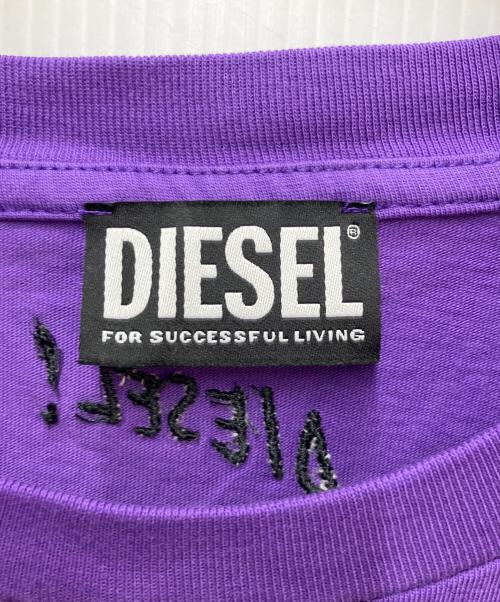 DIESEL（ディーゼル）DIESEL (ディーゼル) 半袖カットソー パープル サイズ:SIZE XSの古着・服飾アイテム
