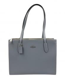 COACH（コーチ）の古着「トートバッグ ニーナ キャリーオール」｜スカイブルー
