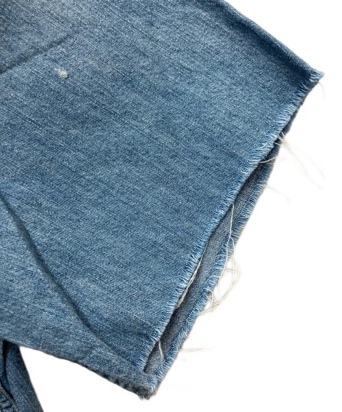 POLO JEANS CO.（ポロジーンズカンパニー）POLO JEANS CO. (ポロジーンズカンパニー) 半袖デニムウエスタンシャツ スカイブルー サイズ:Lの古着・服飾アイテム