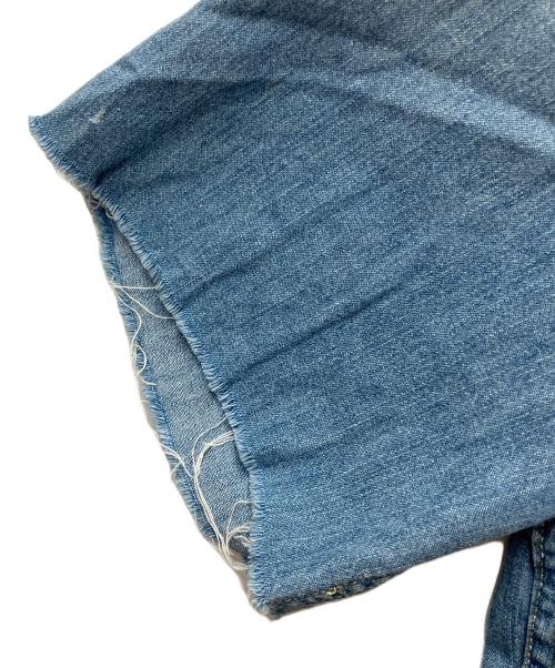 POLO JEANS CO.（ポロジーンズカンパニー）POLO JEANS CO. (ポロジーンズカンパニー) 半袖デニムウエスタンシャツ スカイブルー サイズ:Lの古着・服飾アイテム