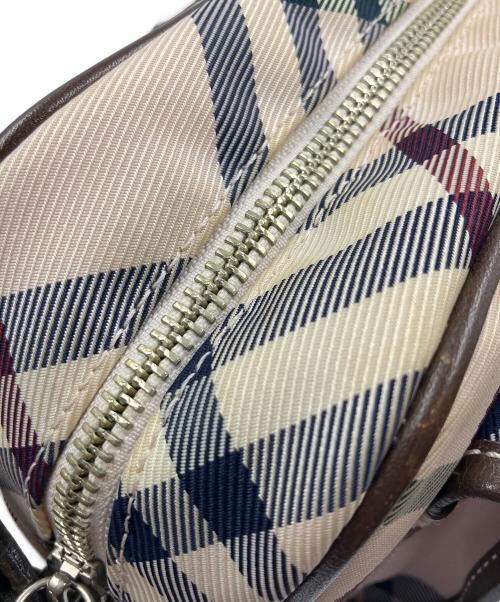 BURBERRY BLUE LABEL（バーバリー ブルー レーベル）BURBERRY BLUE LABEL (バーバリー ブルー レーベル) ノバチェックショルダーバッグ ベージュの古着・服飾アイテム