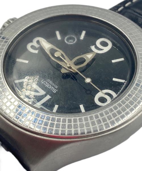 SWATCH（スウォッチ）SWATCH (スウォッチ) 腕時計 DARK EMIR ブラックの古着・服飾アイテム