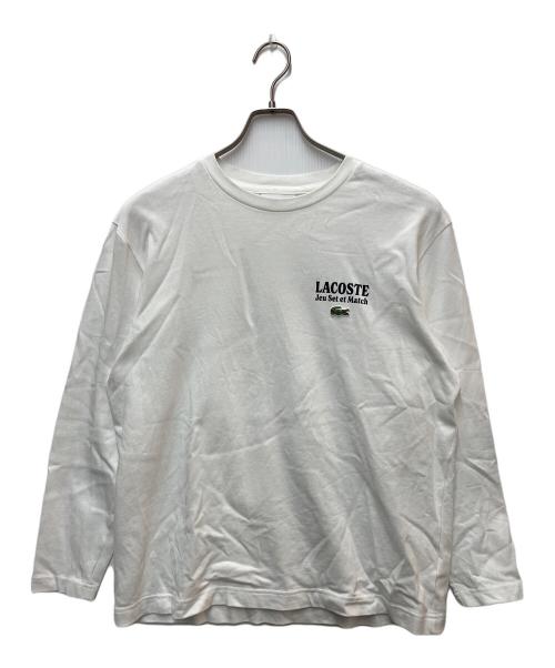 LACOSTE（ラコステ）LACOSTE (ラコステ) Jeu Set et MatchロングスリーブTシャツ ホワイト サイズ:FR 4の古着・服飾アイテム