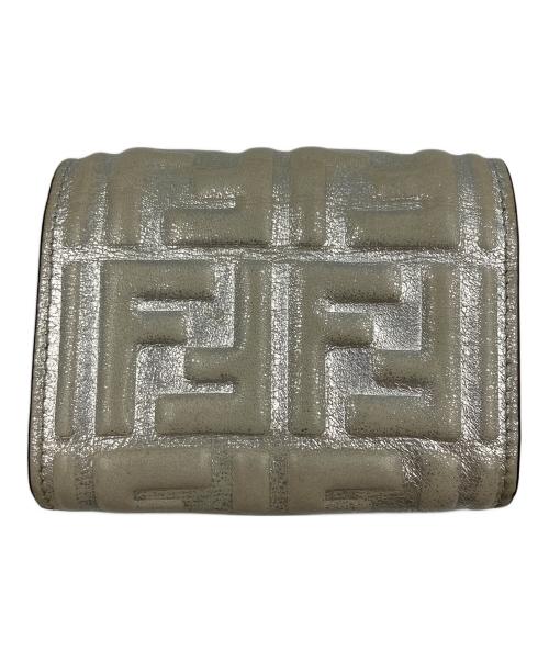 FENDI（フェンディ）FENDI (フェンディ) カードケース シルバーの古着・服飾アイテム