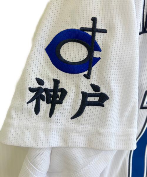 MIZUNO（ミズノ）MIZUNO (ミズノ) 神戸智弁 ベースボールシャツ ホワイト×ブラック サイズ:Lの古着・服飾アイテム