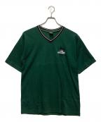 stussyステューシー）の古着「バックプリントTシャツ」｜グリーン