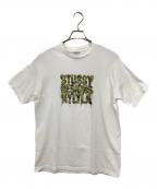 stussyステューシー）の古着「プリントTシャツ」｜ホワイト