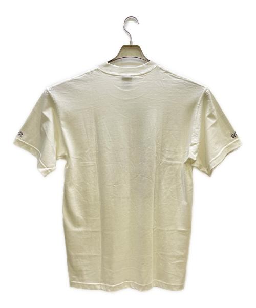 stussy（ステューシー）stussy (ステューシー) プリントTシャツ ホワイト サイズ:Lの古着・服飾アイテム