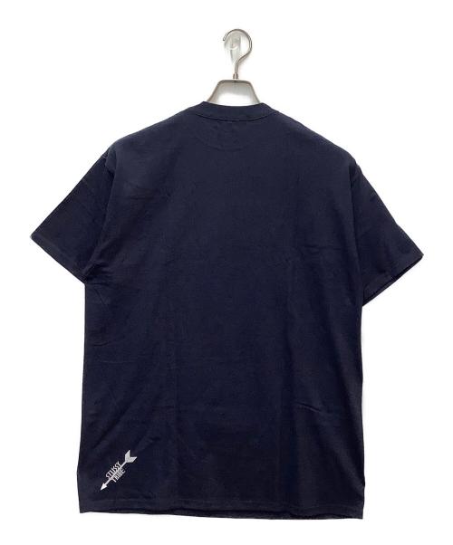stussy（ステューシー）stussy (ステューシー) プリントTシャツ ネイビー サイズ:SIZE Lの古着・服飾アイテム
