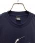 中古・古着 stussy (ステューシー) プリントTシャツ ネイビー サイズ:SIZE L：8000円