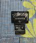 中古・古着 stussy (ステューシー) 半袖シャツ ブルー×イエロー サイズ:S：6000円