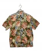 patalohaパタロハ）の古着「半袖シャツ」｜ベージュ×レッド