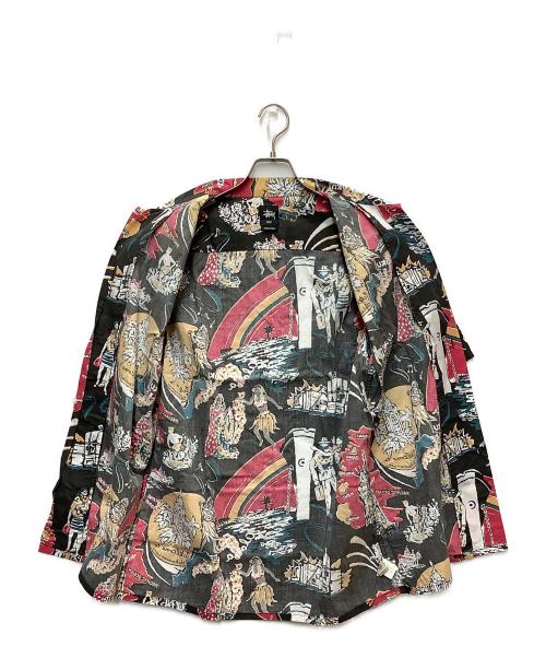 stussy（ステューシー）stussy (ステューシー) 半袖シャツ ブラック サイズ:SIZE Lの古着・服飾アイテム
