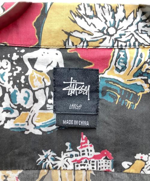 stussy（ステューシー）stussy (ステューシー) 半袖シャツ ブラック サイズ:SIZE Lの古着・服飾アイテム