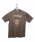 SUPREMEシュプリーム）の古着「プリントTシャツ シュガーレイロビンソン」｜ブラウン