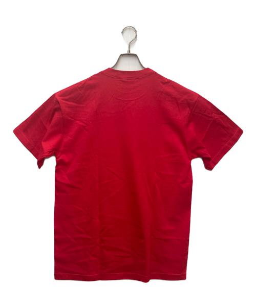 stussy（ステューシー）stussy (ステューシー) プリントTシャツ バブルロゴ レッド サイズ:Largeの古着・服飾アイテム