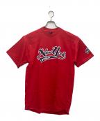 stussyステューシー）の古着「プリントTシャツ NEWYORK STUSSY」｜レッド