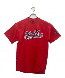 stussy（ステューシー）の古着「プリントTシャツ NEWYORK STUSSY」｜レッド
