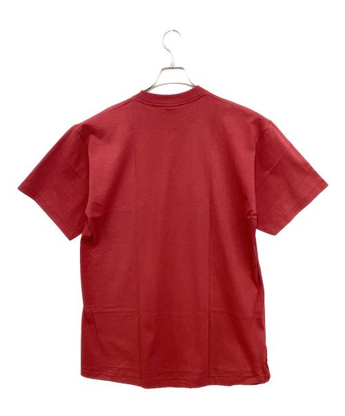 stussy（ステューシー）stussy (ステューシー) プリントTシャツ レッド サイズ:Lの古着・服飾アイテム