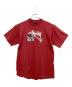 stussy（ステューシー）の古着「プリントTシャツ」｜レッド