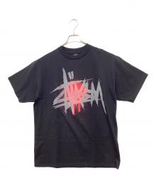 stussy（ステューシー）の古着「プリントTシャツ」｜ブラック