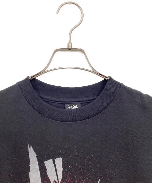 stussy（ステューシー）stussy (ステューシー) プリントTシャツ ブラック サイズ:Lの古着・服飾アイテム