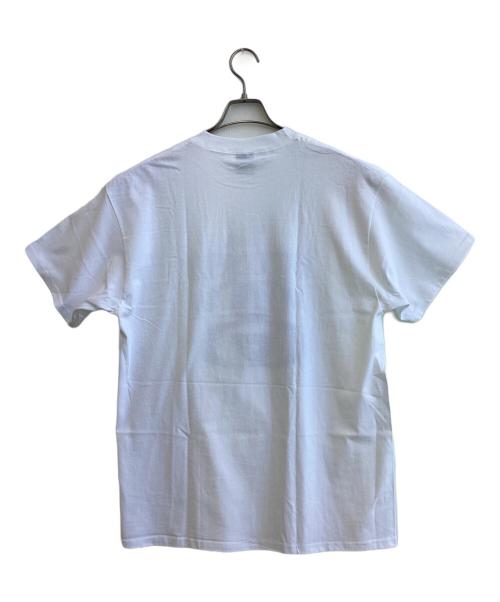 stussy（ステューシー）stussy (ステューシー) プリントTシャツ ホワイト サイズ:SIZE Lの古着・服飾アイテム