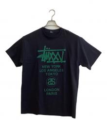 stussy（ステューシー）の古着「プリントTシャツ」｜ブラック